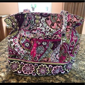 Vera Bradley Pink Paisley Tote Bag